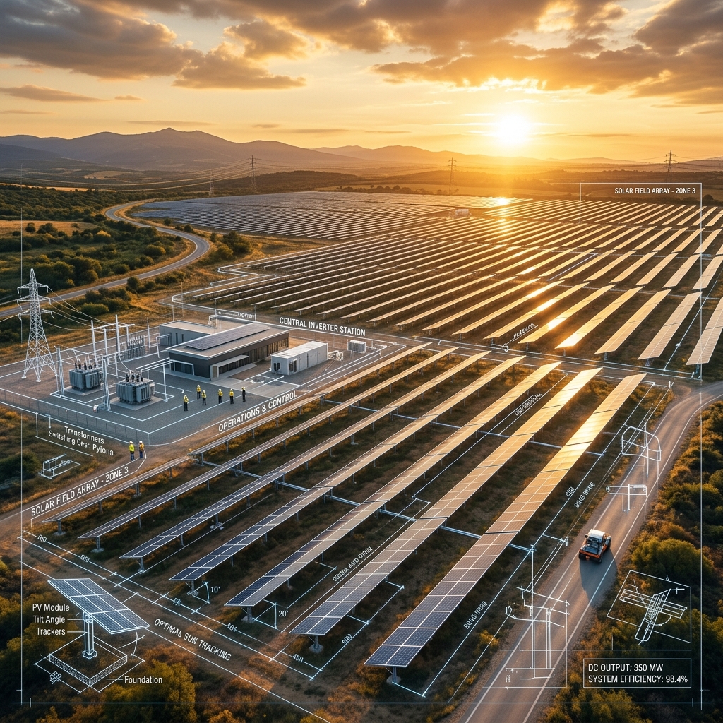 Solar Power Plant Design: The Complete Engineering Guide (2026)